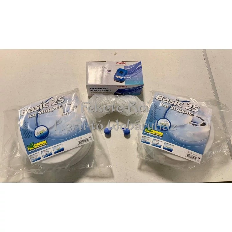 Téli befagyásgátló szett kerti tavakhoz (2db Basic 25/ACO-001/2db50mm/15m4/6 cső)