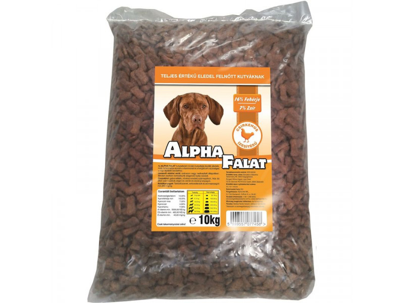 Alpha Falat Csirkés 10kg kutyatáp