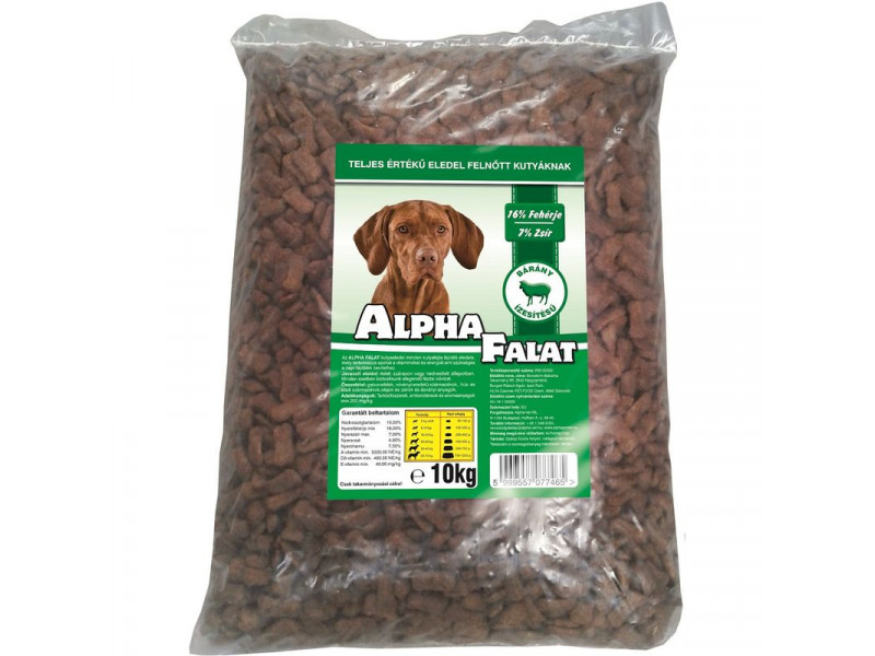 Alpha Falat Bárányos 10kg kutyatáp