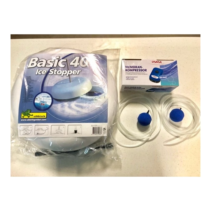 Basic 40 befagyásgátló szett( MK-9502+2db 50mm gömb+2x3m szilikoncső)