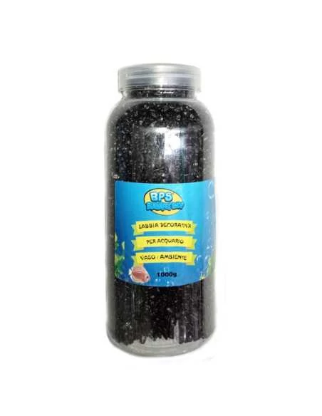 BPS színezett akváriumi aljzatkavics fekete 1kg, 3-5 mm