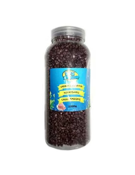 BPS színezett akváriumi aljzatkavics sötétbarna 1kg, 3-5 mm