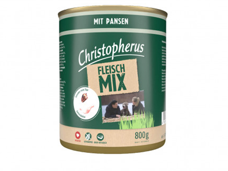 Christopherus Dog konzerv meat mix pacal 800g