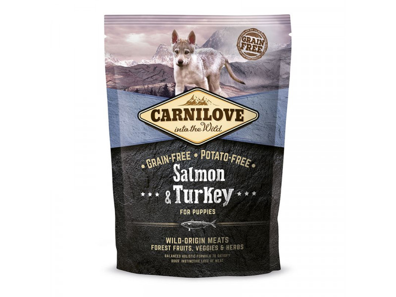 CarniLove Puppy Lazac-Pulyka 1,5kg kutyatáp