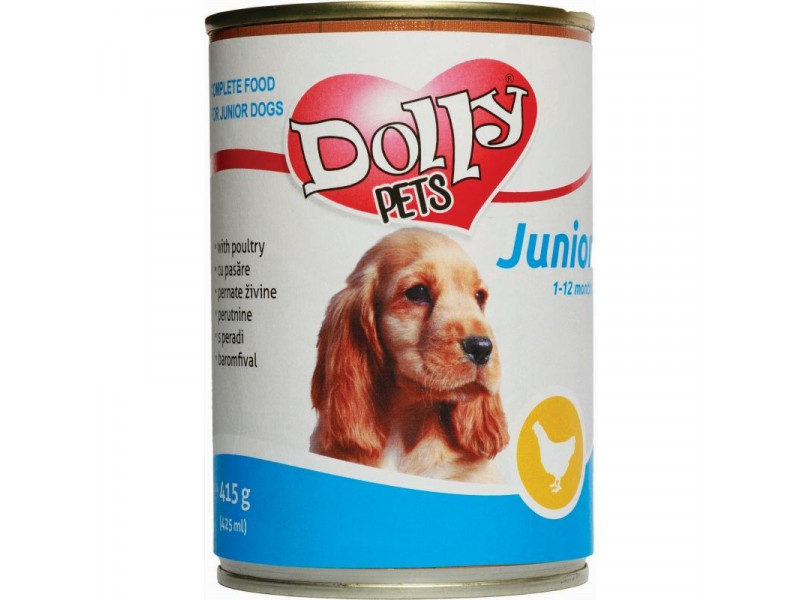 Dolly Dog Junior konzerv csirke 415gr