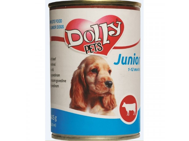Dolly Dog Junior konzerv marha 415gr