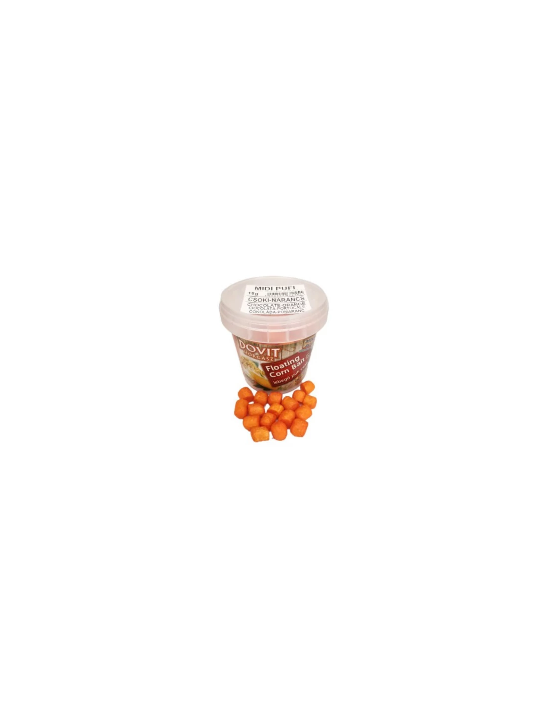 Dovit lebegő pufi horgászcsali MIDI - CSOKI-NARANCS, 16 g