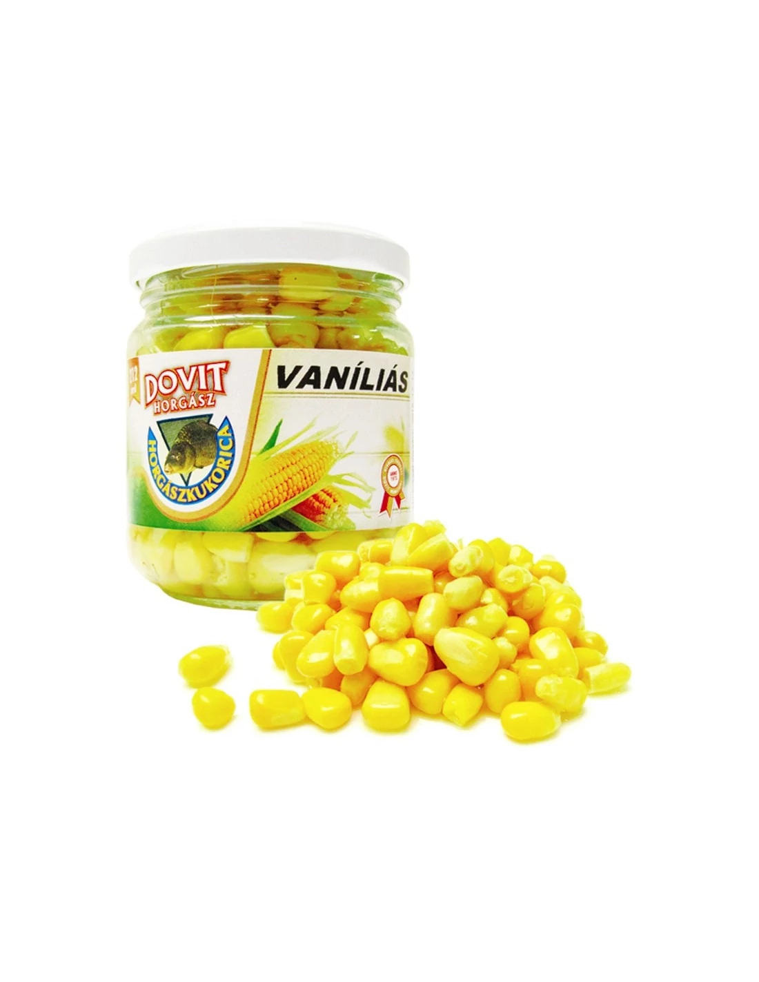 Dovit üveges leves kukorica horgászcsali - TEJSAVAS, 212ml