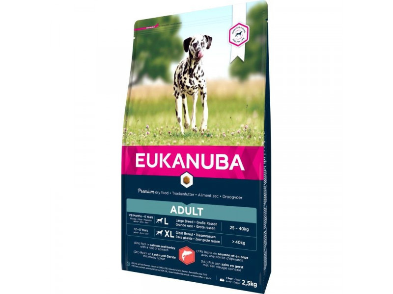 Eukanuba Adult Large Salmon&Barley kutyatáp 2,5kg