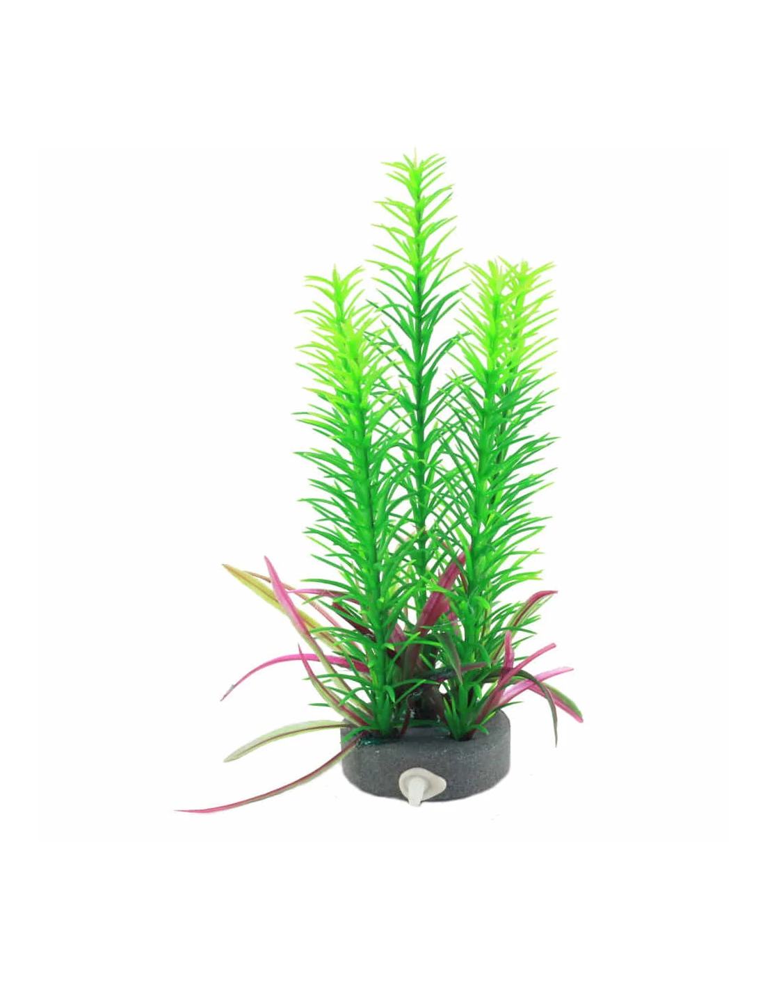 Műnövény akvárium dekoráció levegőporlasztóval 22cm