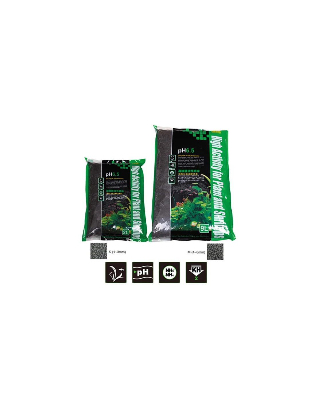 Ista Plant Soil pH 6.5 akváriumi növénytáp talaj 2 liter - M