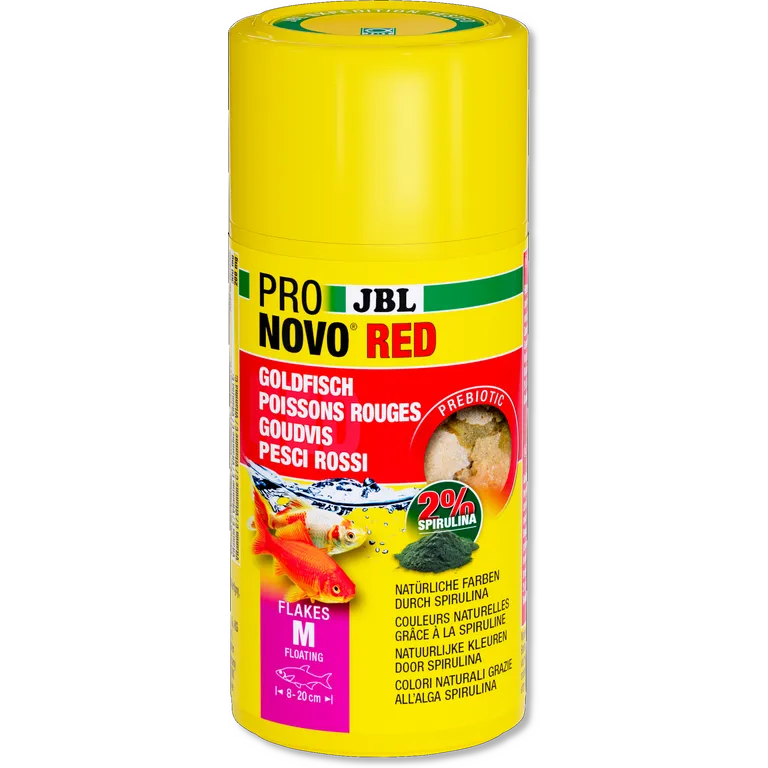 JBL ProNovo Red Flakes M lemezes aranyhal-eleség - 100ml