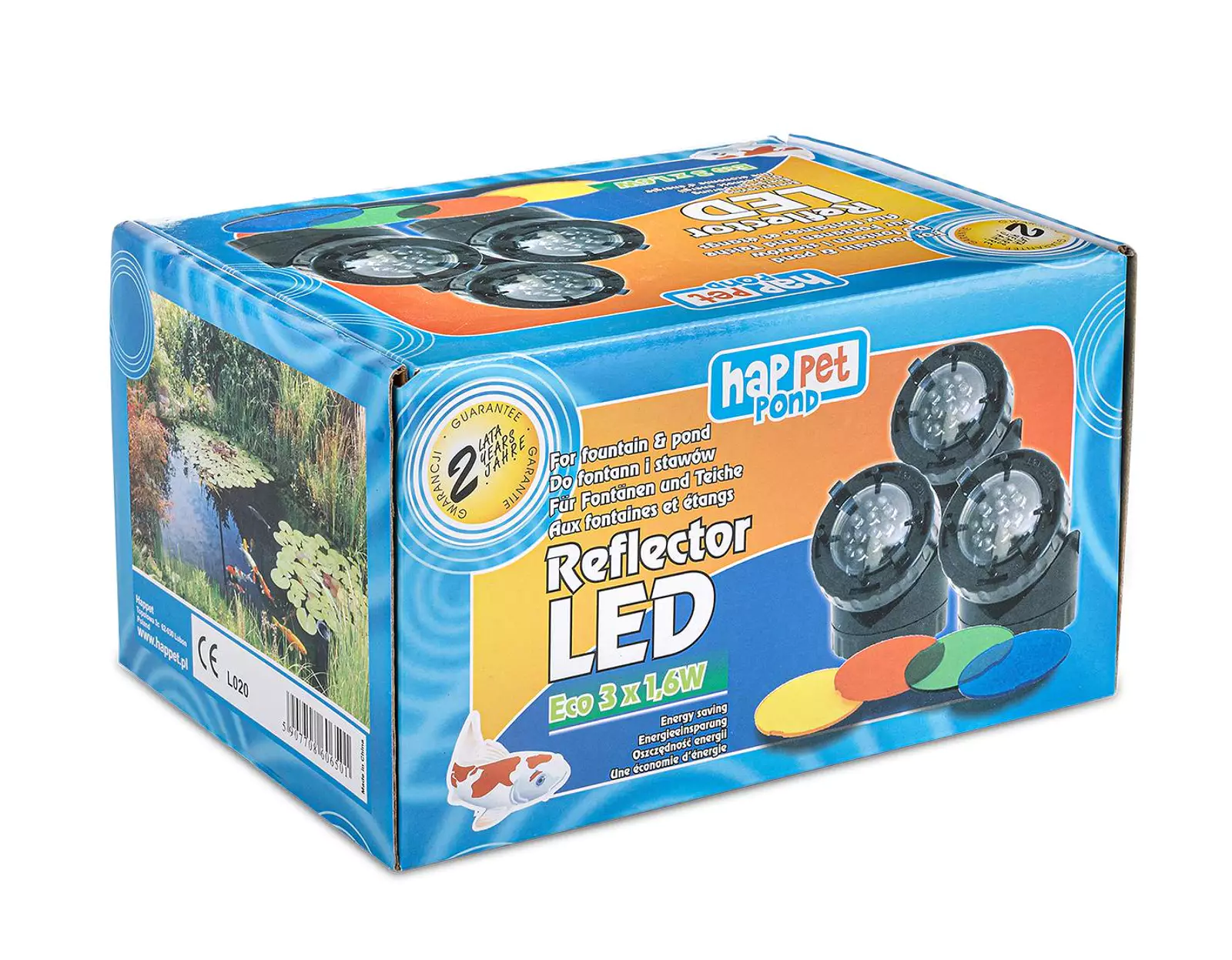 Happet kerti tó LED világítás szett 3 * 1,6W