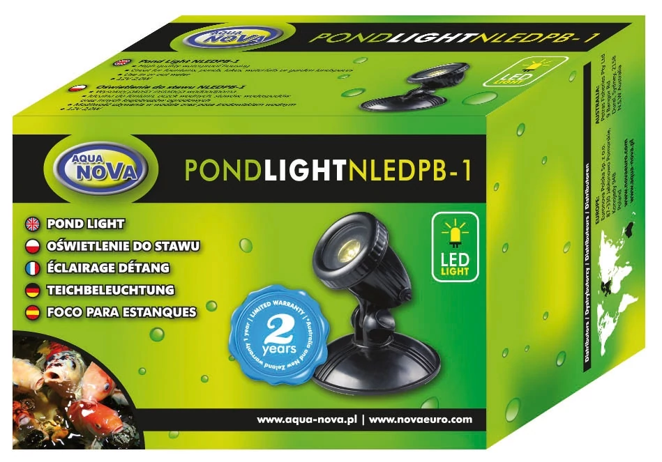 Aqua Nova NHP3-LED kerti tó LED világítás 3W