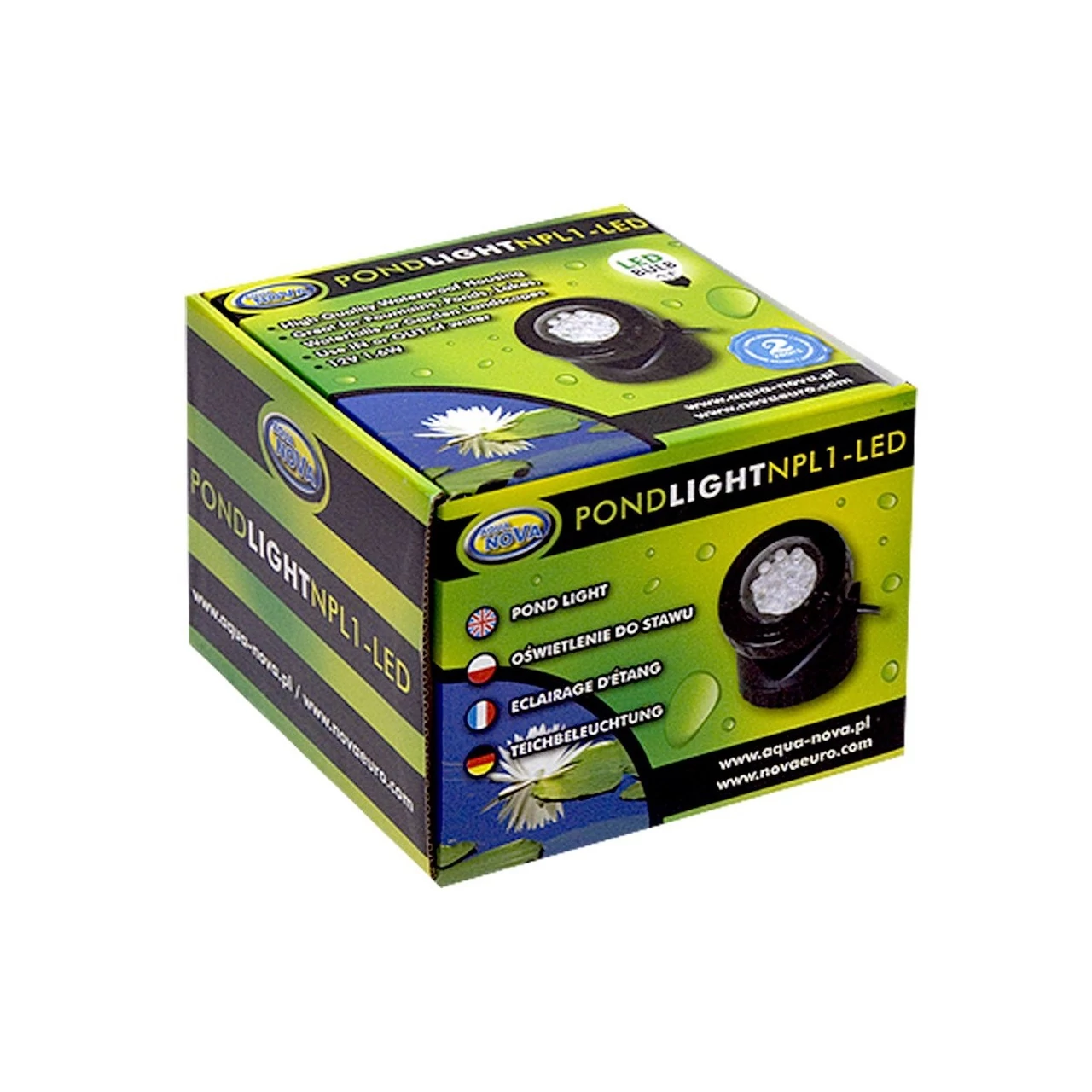 Aqua Nova NPL1-LED kerti tó LED világítás 1,6W