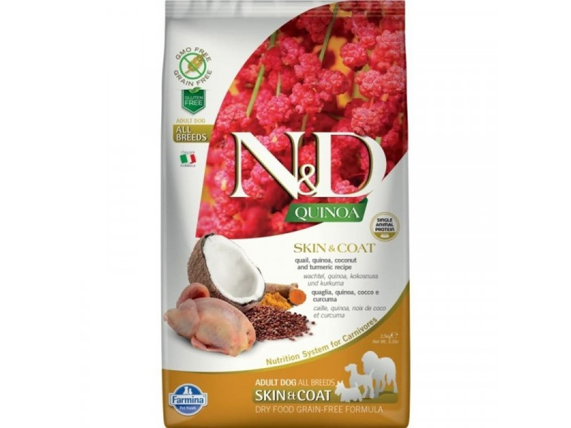 N&D Dog Quinoa Skin&coat fürj 2,5kg