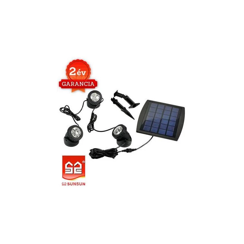 Solar Lámpa 3db-os (fehér fényű)